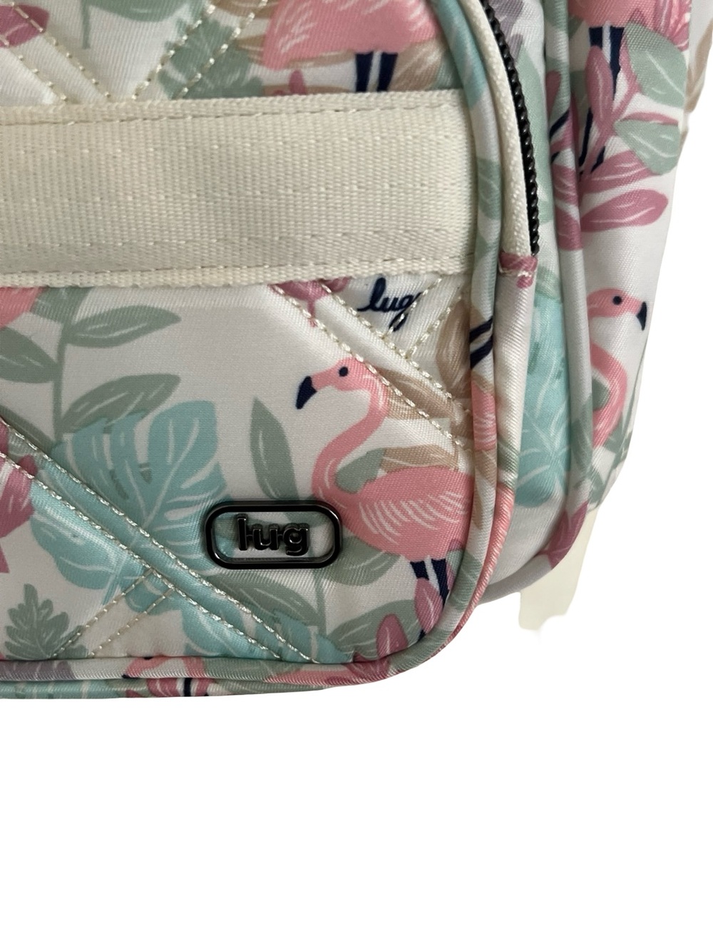 Lug Legacy Collection Mini Puddle Jumper Tote Backpack in Flamingo Foliage NWT - Picture 4 of 7